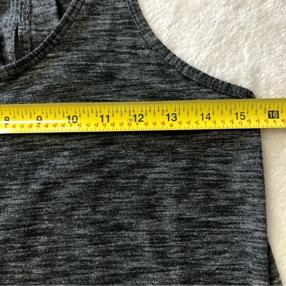 Lululemon Salute the Sun Singlet II Heathered Black Size 10/12? - Picture 7 of 9